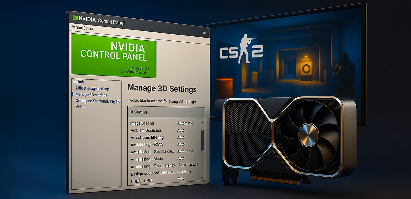 Идеальные настройки NVIDIA для CS2: Максимум FPS и четкости в игре