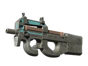 P90 - Чертёж-негатив